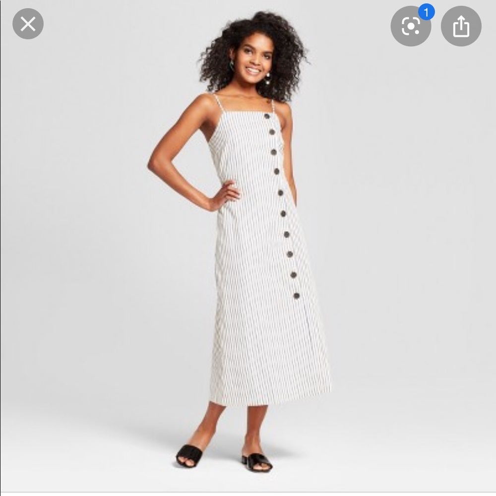 Who What Wear HUNTER GREEN midi dress